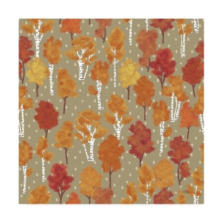 Trademark Fine Art Laura Marshall 'Harvest Village Pattern VIII' Canvas Art, 14x14 WAP12083-C1414GG